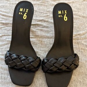 Mix No. 6 Women's Black Braided Sandals